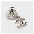 Chanel Coco Mark vergoldete Stecker-Ohrringe - Ansicht 6