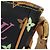 Borsa a tracolla Louis Vuitton Multicolor Lodge GM Nero - vista 5