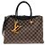 Louis Vuitton Damier LV Riverside Handtasche Schwarz Damier ebene