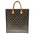 Bolso Louis Vuitton Monogram Sac Plat Castaño