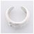 Ring Anel Hermès Osmos PM Prata - vista 3