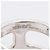 Ring Anel Hermès Osmos PM Prata - vista 4