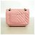 Bolso de hombro Chanel de piel rosa - vista 8