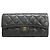 Timeless Cartera larga Chanel Matelassé Negro