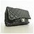 Borsa a tracolla Chanel in pelle nera Nero - vista 2