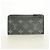Louis Vuitton Monogram Eclipse Reverse Coin Card Holder Brown Black - view 8