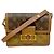 Borsa a tracolla MINI Louis Vuitton Monogram Reverse Dauphine Marrone