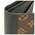 Cartera Bill Monogram Macassar Louis Vuitton Castaño Negro - vista 5