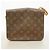 Borsa a tracolla Louis Vuitton Monogram Cartouchiere MM Marrone - vista 13