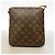 Borsa a tracolla Louis Vuitton Monogram Musette Salsa Marrone - vista 11