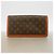 Louis Vuitton Monogram Pochette Dam PM Clutch Bag Marrone - vista 9