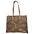 Louis Vuitton Monogram Giant Reverse OnTheGo GM Tote Bag Braun