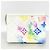 Louis Vuitton Monogram Watercolor Pochette Voyage MM Clutch Bag Multicolore - vista 10