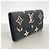Sarah Louis Vuitton Monogram Empreinte Bicolor Long Wallet Black Beige - view 2