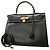 Hermès Borsa Hermes Kelly 35 in pelle Box Calf nera Nero