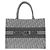 Christian Dior Denim Dior Oblique Book Tote Braun