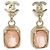 Chanel 33707 Hängeohrringe Pink Golden