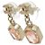 Chanel 33707 Hängeohrringe Pink Golden - Ansicht 2
