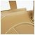 Borsa Chanel 25661 beige in pelle di vitello - vista 5