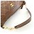 Bolsa de Ombro Chanel Wild Stitch Line Marrom - vista 6