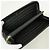 Cartera larga Chanel de piel de becerro granulada negra Negro - vista 3