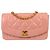 Chanel Vintage Diana Flap Quilted Lambskin Small Rosa