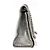 Balenciaga Crush Charm Chain Flap Leather Small Argento - vista 4