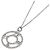 Autre Marque Collana Tiffany & Co. Open Atlas Medallion con diamanti in oro bianco 18K