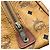 Borsa a mano Mini Boston MCM Visetos Monogram Marrone - vista 9
