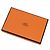 Hermès Tarjetero Hermes de piel Epsom Negro Azul - vista 10