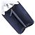 Cartera larga redondeada Jimmy Choo Metálico Azul marino - vista 6