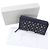 Cartera larga redondeada Jimmy Choo Metálico Azul marino - vista 9