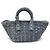 Borsa a tracolla Balenciaga Bistro Tote XS in denim - vista 2