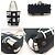 Borsa Tote Chanel Windows Line Nero Crudo - vista 2