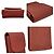 Chanel Red Grained Calfskin Cigarette Case - view 3