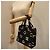 Mini borsa tote Chanel Nero Bianco - vista 8