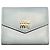 Monedero Miu Miu de piel, Light Blue Gray Azul claro