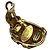 Orecchini a clip Chanel in lega dorata D'oro - vista 4