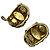 Orecchini a clip Chanel in lega dorata D'oro - vista 6