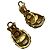 Orecchini a clip Chanel in lega dorata D'oro - vista 7