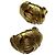 Orecchini a clip Chanel in lega dorata D'oro - vista 9