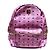 MCM Visetos Studded Backpack in Pink Leather