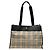 Bolso Tote Burberry Nova Check Negro Beige