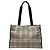 Bolso Tote Burberry Nova Check Negro Beige - vista 2