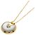 Collana Cartier Amulette de SM in Oro Giallo 18K, Madreperla e Diamanti