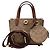 Coach Willow Tote 18 CW550 3-Way Bag Braun