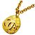 Collana Chanel placcata oro D'oro