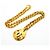 Collana Chanel placcata oro D'oro - vista 3