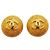 Orecchini a clip Chanel placcati oro D'oro