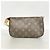 Bolso Louis Vuitton Monogram Pochette Accessoires Castaño - vista 9